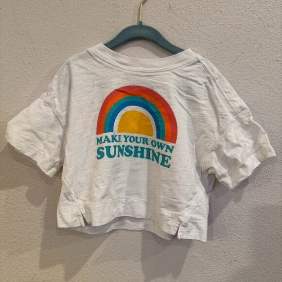 Old Navy “Make Your Own Sunshine” Rainbow Graphic Tee – Size XS (5) - Picture 1 of 4